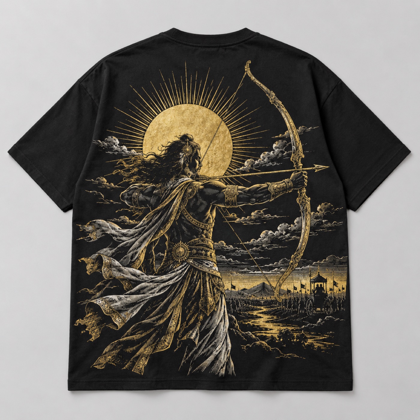 Karna Oversized Tee · Black