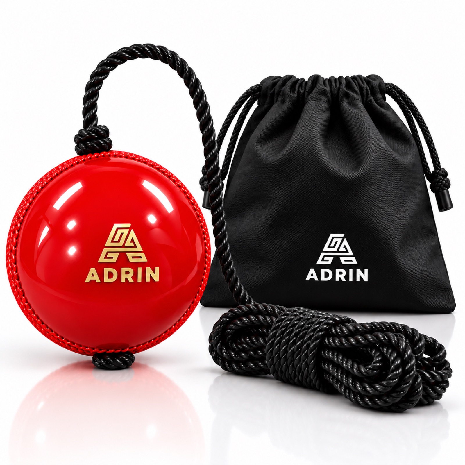 Adrin Hanging Practice Ball 140g, Red