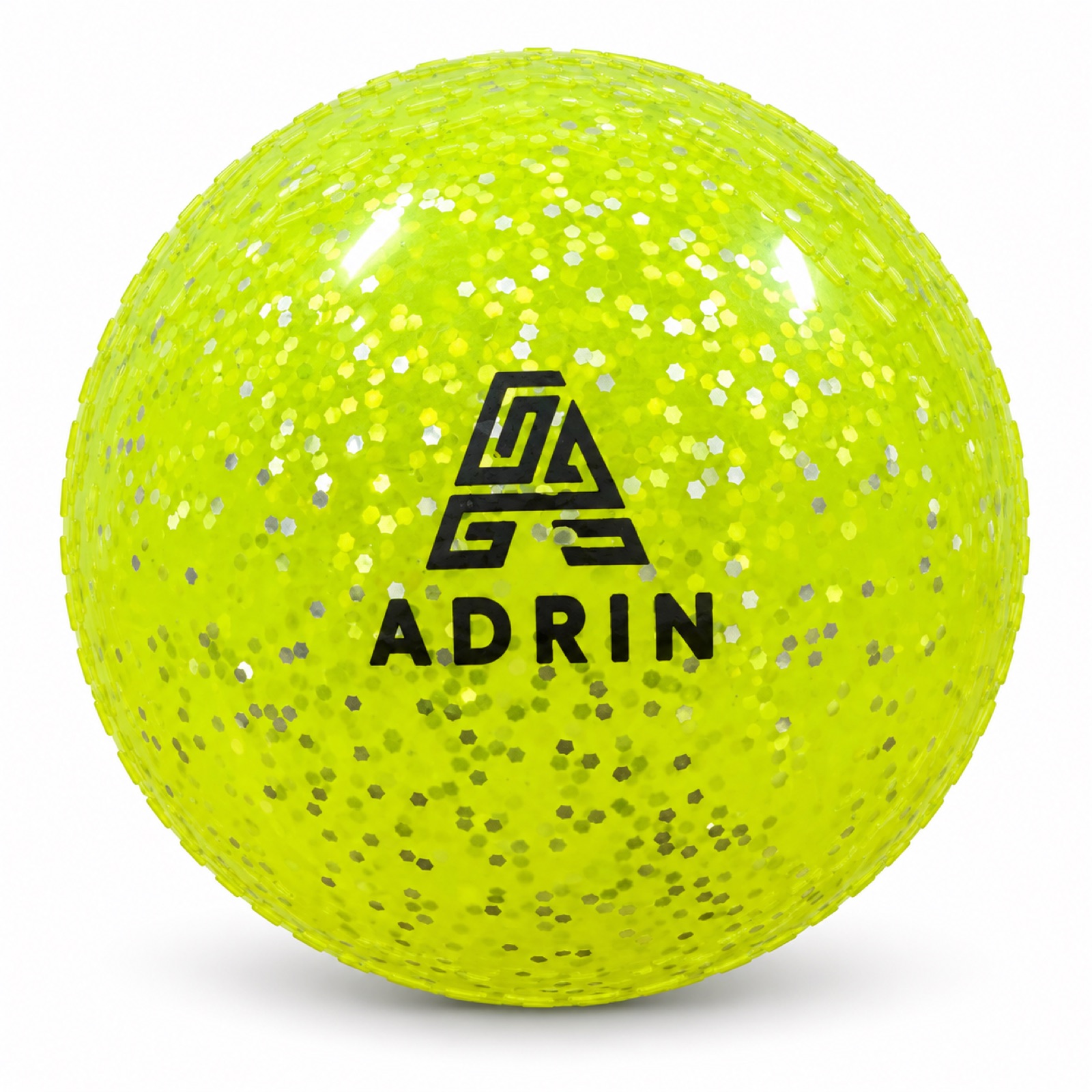 Adrin Glitter Cricket Wind Ball 90g, Fluorescent Yellow