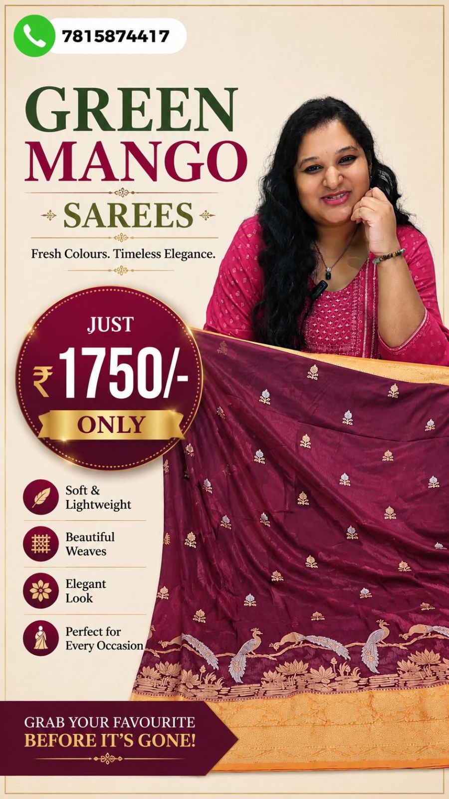 GREEN MANGO SAREE