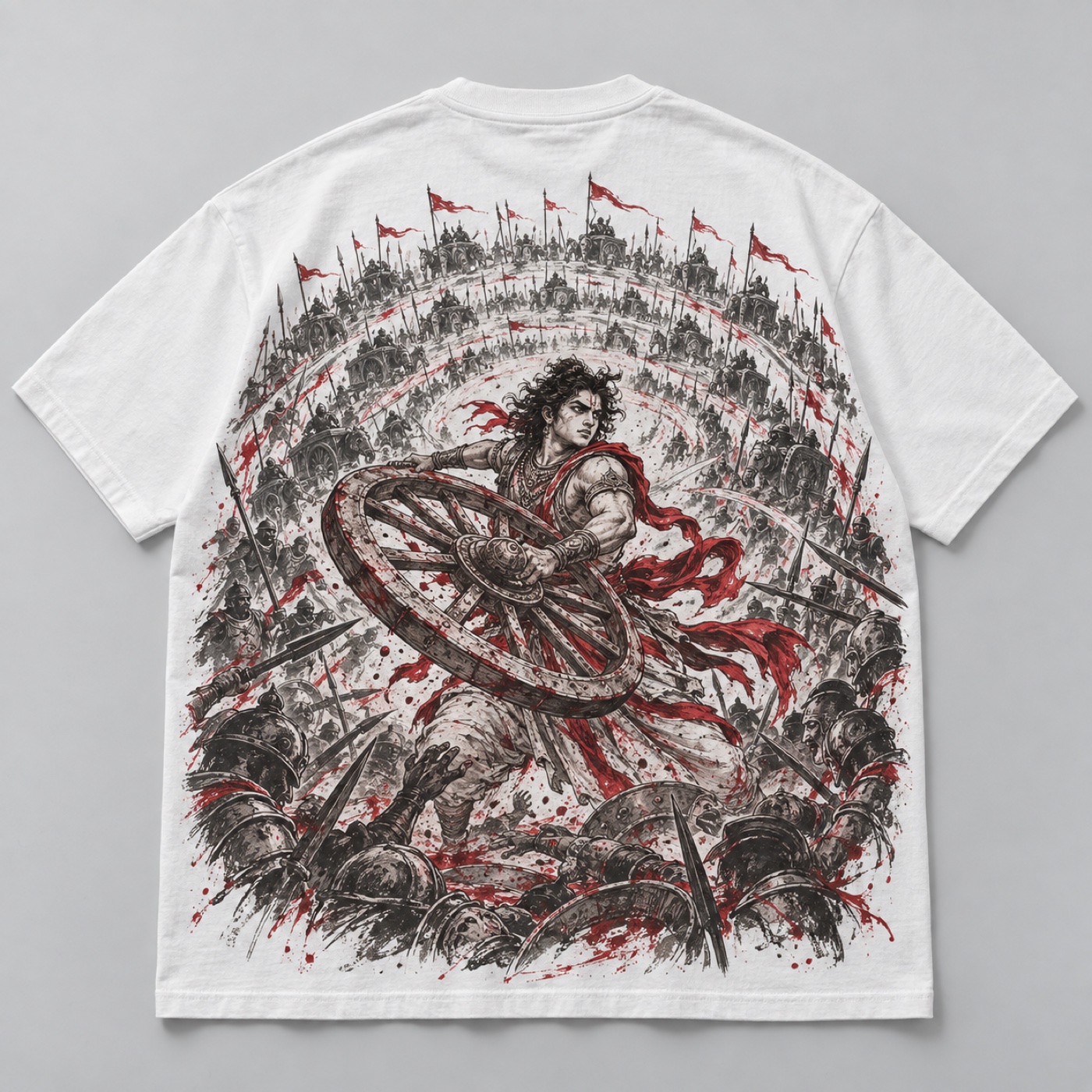 Abhimanyu Oversized Tee · White