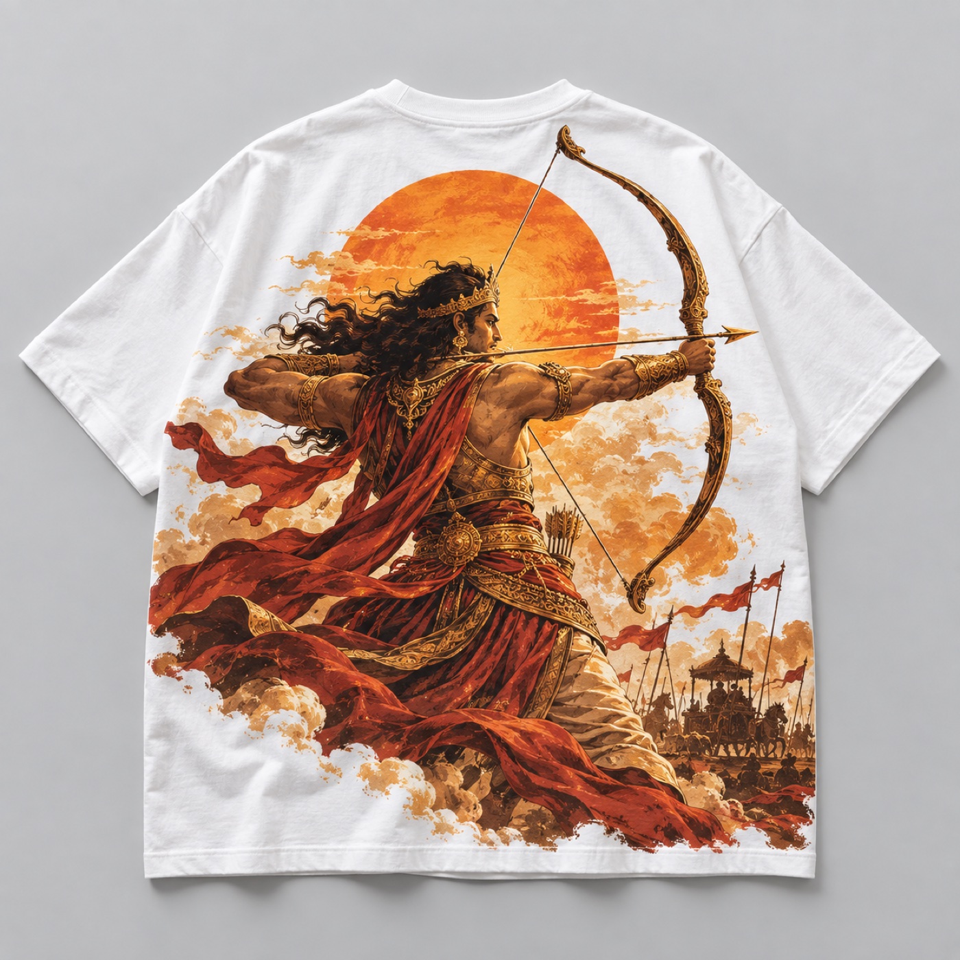Karna Oversized Tee · White